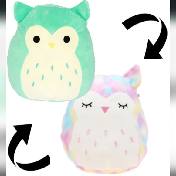 NWOT Squishmellow Flip-A-Mallows 2/1 Winston/Lesedi - Picture 1 of 3